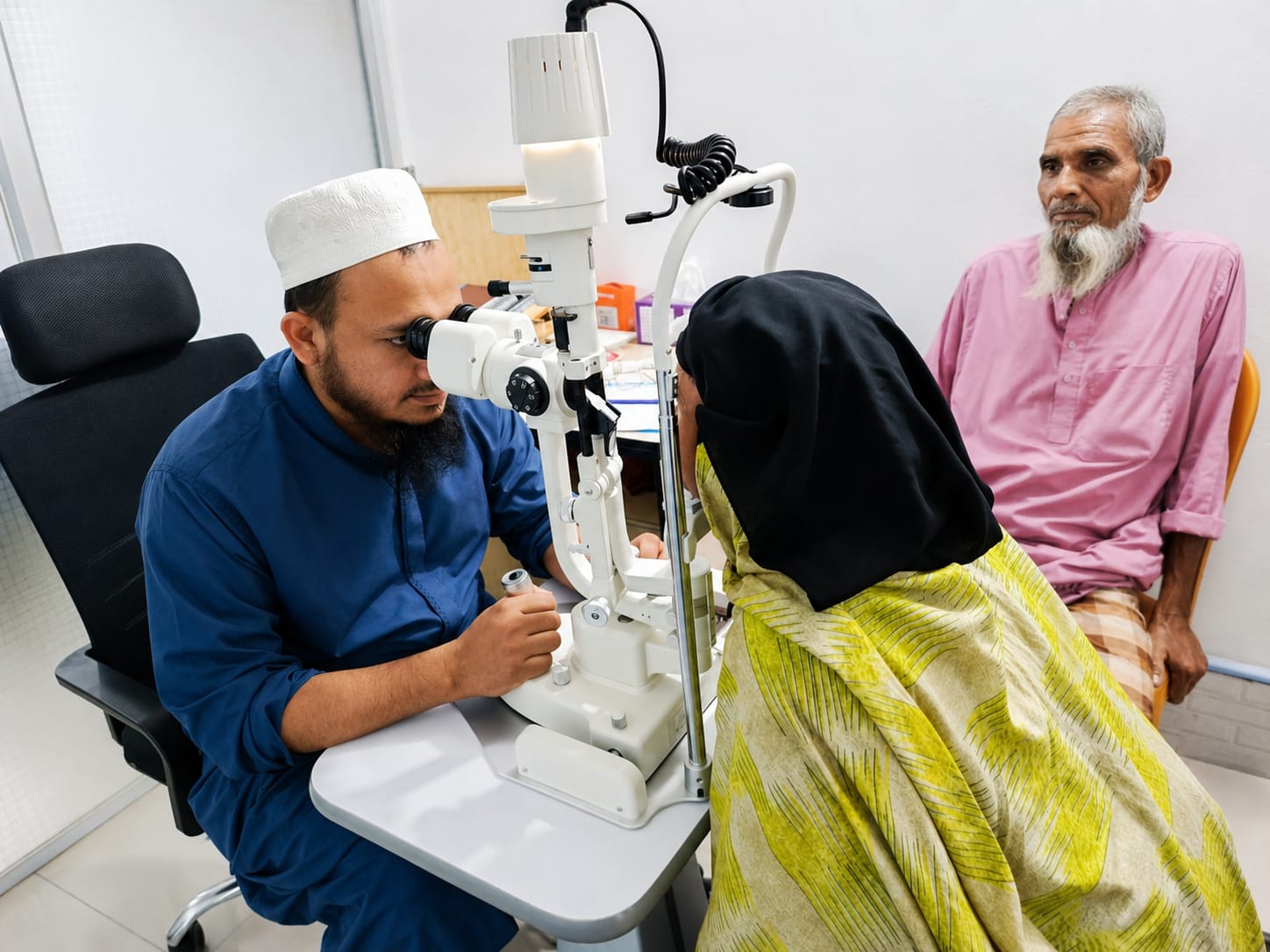 Eye care activity at Amtali Modern Eye Hospital